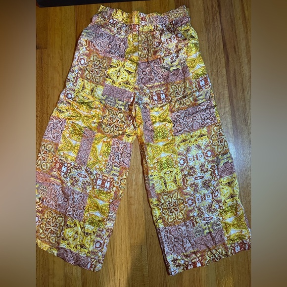 Christian Siriano Geometric  Wide Leg Pants Med (a4 - Picture 3 of 15